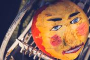 Pumpkin with Human Face