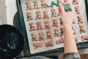 Xmas Gingerbread Bears Ready to Bake