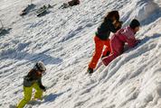 Children Playing on the Snow