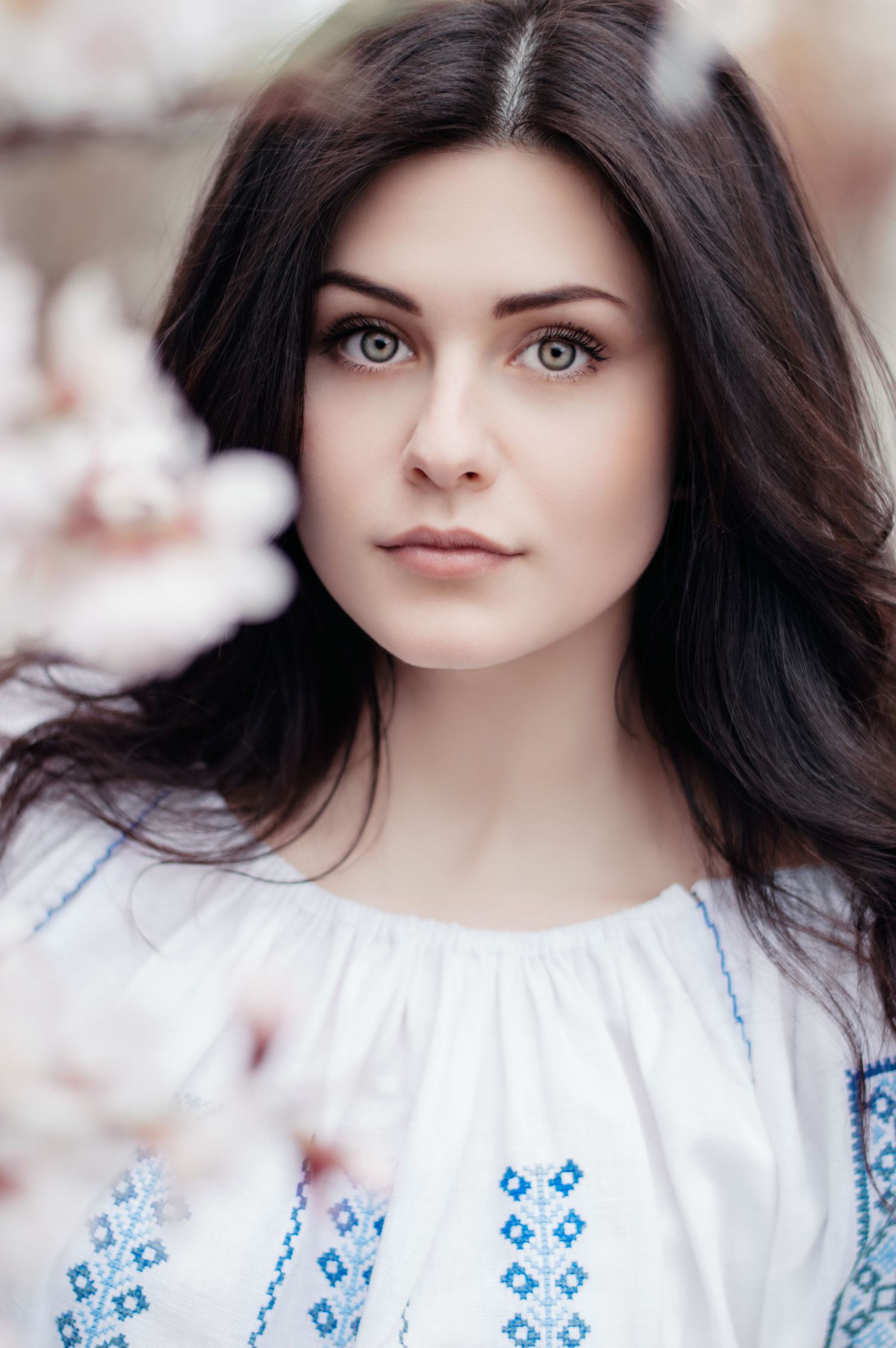 Portrait of Beautiful Young Brunette