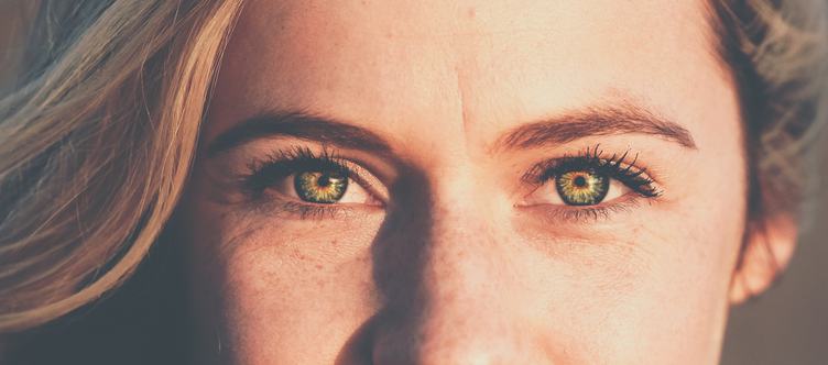 Freckles Woman Face Portrait