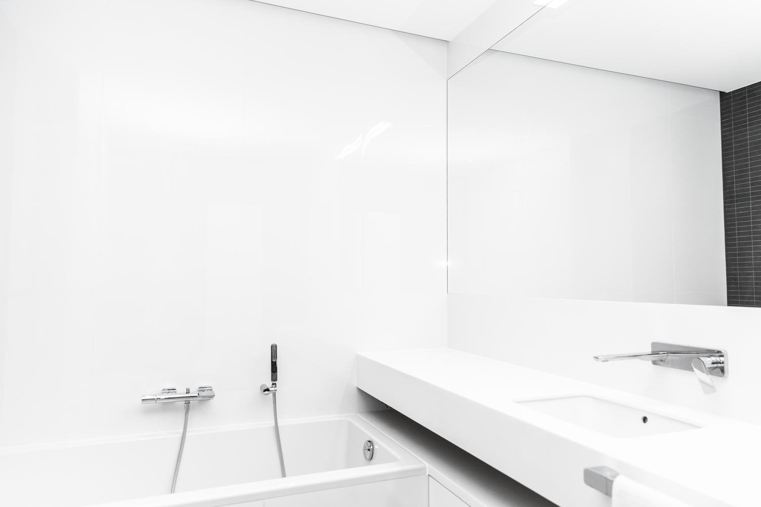 White Modern Bathroom
