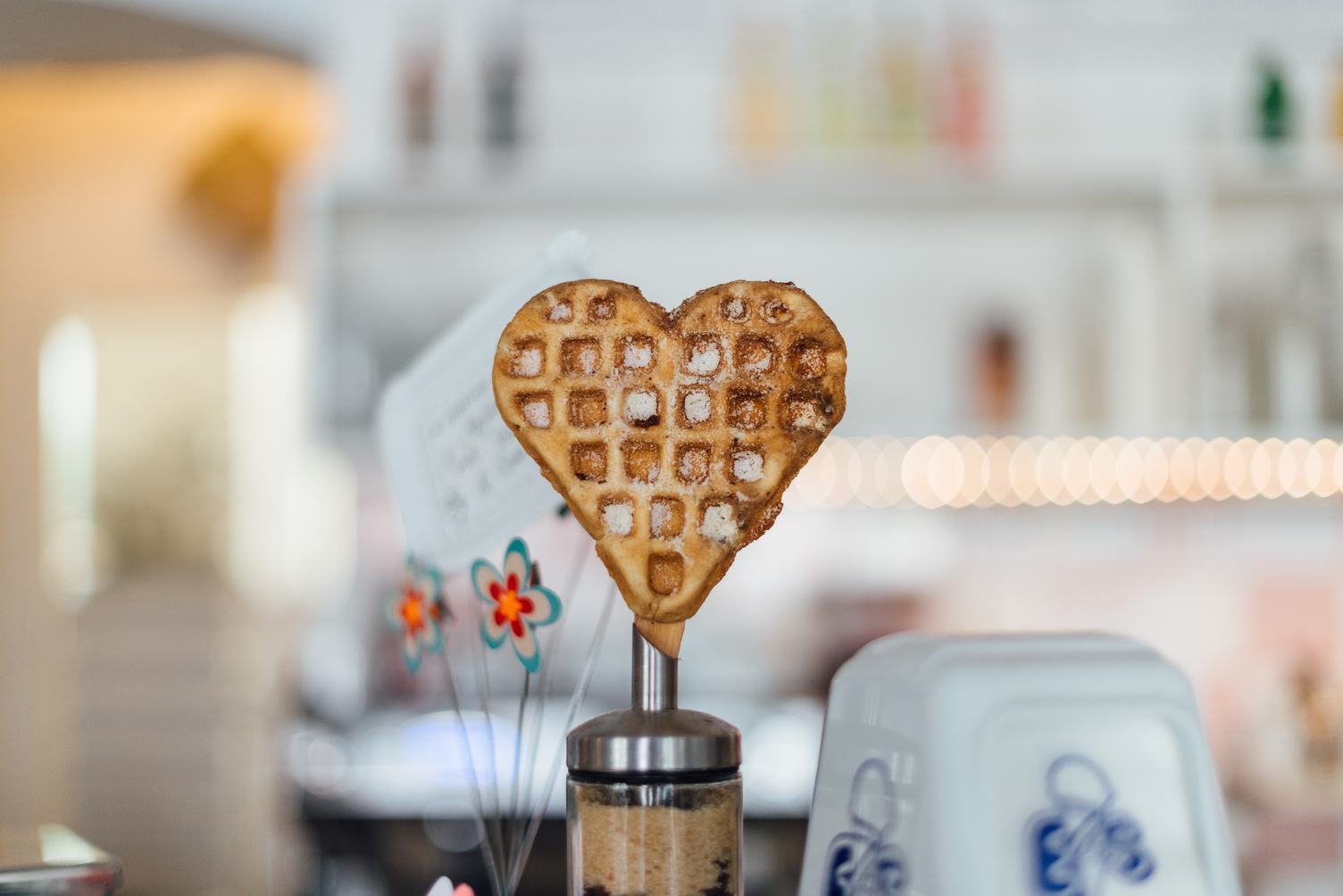 Heart Shaped Waffles