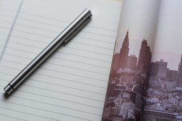 Blank Notebook with Pen