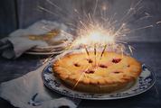 Tasty Cake with Sparks