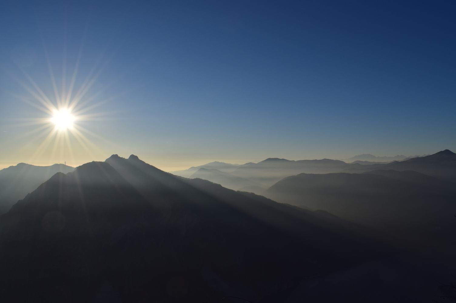 Mountains in the Fog