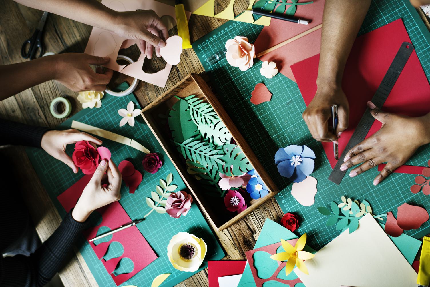 Creative Crafts - Making Paper Flowers