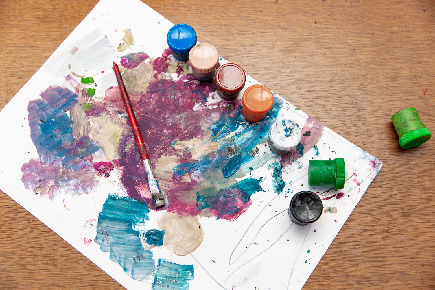 Abstract Children Painting