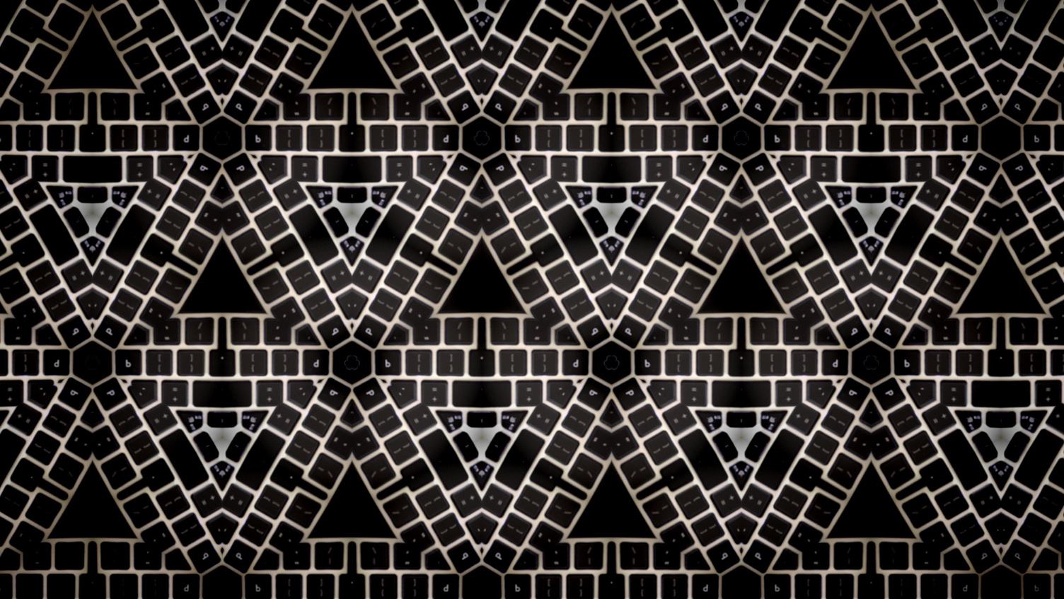 Black Keyboard Abstract Pattern