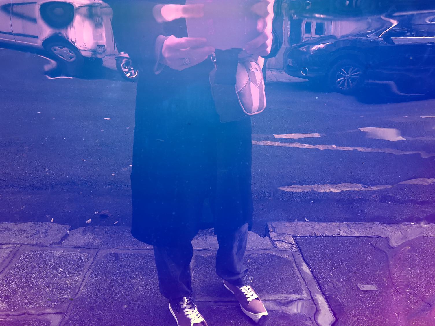 Person Legs Reflection