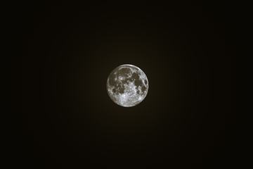 Moon in the Black Sky