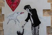 Crazy Dog Love Graffiti by Jae Ray Mie