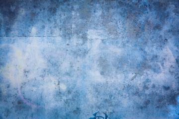 Blue Grunge Cracked Wall Texture